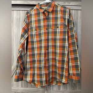 Eddie Bauer flannel shirt, size Medium.